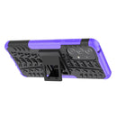 For Samsung Galaxy A33 5G Tire Texture TPU + PC Phone Case(Purple)