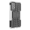 For Samsung Galaxy A33 5G Tire Texture TPU + PC Phone Case(White)