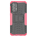 For Samsung Galaxy A33 5G Tire Texture TPU + PC Phone Case(Pink)
