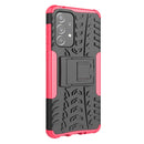 For Samsung Galaxy A33 5G Tire Texture TPU + PC Phone Case(Pink)