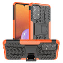 For Samsung Galaxy A33 5G Tire Texture TPU + PC Phone Case(Orange)