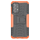 For Samsung Galaxy A33 5G Tire Texture TPU + PC Phone Case(Orange)