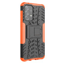 For Samsung Galaxy A33 5G Tire Texture TPU + PC Phone Case(Orange)