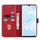 For Huawei P30 Pro GUSSIM Business Style Horizontal Flip Leather Case with Holder & Card Slots & Wallet(Red)