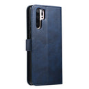 For Huawei P30 Pro GUSSIM Business Style Horizontal Flip Leather Case with Holder & Card Slots & Wallet(Blue)