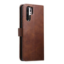 For Huawei P30 Pro GUSSIM Business Style Horizontal Flip Leather Case with Holder & Card Slots & Wallet(Brown)