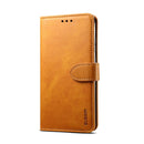 For Huawei P30 Pro GUSSIM Business Style Horizontal Flip Leather Case with Holder & Card Slots & Wallet(Khaki)