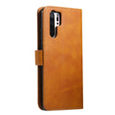 For Huawei P30 Pro GUSSIM Business Style Horizontal Flip Leather Case with Holder & Card Slots & Wallet(Khaki)
