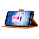 For Huawei P Smart GUSSIM Business Style Horizontal Flip Leather Case with Holder & Card Slots & Wallet(Black)