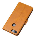 For Huawei P Smart GUSSIM Business Style Horizontal Flip Leather Case with Holder & Card Slots & Wallet(Black)