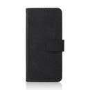 For Samsung Galaxy A13 4G Skin Feel Magnetic Buckle Calf Texture PU Phone Case(Black)