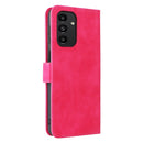 For Samsung Galaxy A13 4G Skin Feel Magnetic Buckle Calf Texture PU Phone Case(Rose Red)