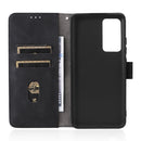 For Xiaomi 12 5G Skin Feel Magnetic Buckle Calf Texture PU Phone Case(Black)