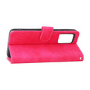 For Xiaomi 12 5G Skin Feel Magnetic Buckle Calf Texture PU Phone Case(Rose Red)