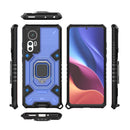 For Xiaomi 12 Space PC+TPU Shockproof Phone Case with Ring Holder(Blue)