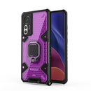 For Xiaomi 12 Space PC+TPU Shockproof Phone Case with Ring Holder(Purple)