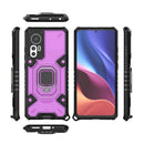 For Xiaomi 12 Space PC+TPU Shockproof Phone Case with Ring Holder(Purple)