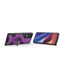 For Xiaomi 12 Space PC+TPU Shockproof Phone Case with Ring Holder(Purple)
