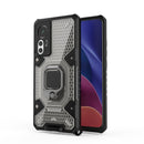 For Xiaomi 12 Space PC+TPU Shockproof Phone Case with Ring Holder(Grey)