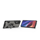 For Xiaomi 12 Space PC+TPU Shockproof Phone Case with Ring Holder(Grey)