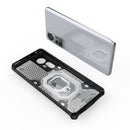 For Xiaomi 12 Space PC+TPU Shockproof Phone Case with Ring Holder(Purple)