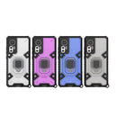 For Xiaomi 12 Space PC+TPU Shockproof Phone Case with Ring Holder(Purple)