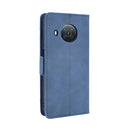 For Nokia X100 / X10 / X20 Skin Feel Calf Pattern Leather Phone Case(Blue)