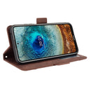 For Nokia X100 / X10 / X20 Skin Feel Calf Pattern Leather Phone Case(Brown)