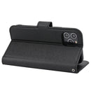Cross Texture Detachable Leather Phone Case For iPhone 11(Black)