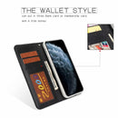 Cross Texture Detachable Leather Phone Case For iPhone XR(Black)