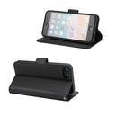 Cross Texture Detachable Leather Phone Case For iPhone SE 2022 / SE 2020 / 8 / 7(Black)