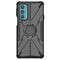 For Motorola Moto Edge 20 Armor Bear Shockproof PC + TPU Protective Phone Case with Ring Holder(Black)