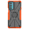 For Motorola Moto Edge 20 Armor Bear Shockproof PC + TPU Protective Phone Case with Ring Holder(Orange)
