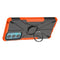 For Motorola Moto Edge 20 Armor Bear Shockproof PC + TPU Protective Phone Case with Ring Holder(Orange)