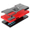 For Motorola Moto Edge 20 Armor Bear Shockproof PC + TPU Protective Phone Case with Ring Holder(Red)