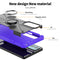 For Motorola Moto Edge 20 Armor Bear Shockproof PC + TPU Protective Phone Case with Ring Holder(Blue)