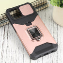 For Samsung Galaxy A03 Sliding Camera Cover Design PC + TPU Shockproof Phone Case(Rose Gold)