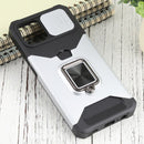 For Samsung Galaxy A03 Sliding Camera Cover Design PC + TPU Shockproof Phone Case(Silver)