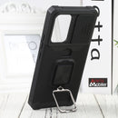 For Samsung Galaxy A53 5G Sliding Camera Cover Design PC + TPU Shockproof Phone Case(Black)