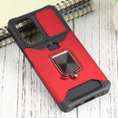 For Samsung Galaxy A53 5G Sliding Camera Cover Design PC + TPU Shockproof Phone Case(Red)