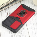 For Samsung Galaxy A53 5G Sliding Camera Cover Design PC + TPU Shockproof Phone Case(Red)