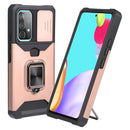 For Samsung Galaxy A53 5G Sliding Camera Cover Design PC + TPU Shockproof Phone Case(Rose Gold)