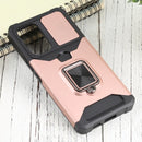 For Samsung Galaxy A53 5G Sliding Camera Cover Design PC + TPU Shockproof Phone Case(Rose Gold)
