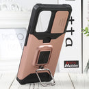 For Samsung Galaxy A53 5G Sliding Camera Cover Design PC + TPU Shockproof Phone Case(Rose Gold)
