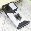 For Samsung Galaxy A53 5G Sliding Camera Cover Design PC + TPU Shockproof Phone Case(Silver)