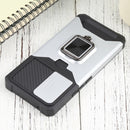 For Samsung Galaxy A53 5G Sliding Camera Cover Design PC + TPU Shockproof Phone Case(Silver)