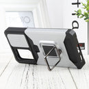 For Samsung Galaxy A53 5G Sliding Camera Cover Design PC + TPU Shockproof Phone Case(Silver)