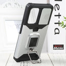 For Samsung Galaxy A53 5G Sliding Camera Cover Design PC + TPU Shockproof Phone Case(Silver)