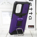 For Samsung Galaxy A53 5G Sliding Camera Cover Design PC + TPU Shockproof Phone Case(Purple)
