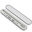 Stoyobe PC + Silicone Stylus Pen Magnetic Absorption Storage Box For Apple Pencil 1 / 2(Grey)